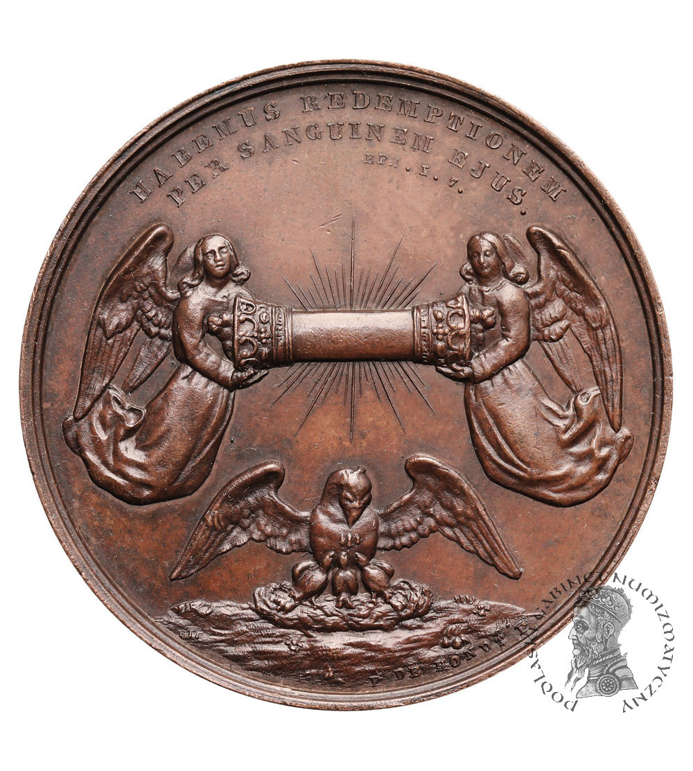 Belgium, West Flanders (Bruges). Medal 1869 commemorating the procession of the Holy Blood in Bruges