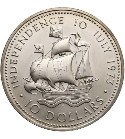 Wyspy Bahama. 10 dolarów 1973, Dzień Niepodległości