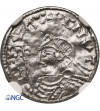 Anglia. Knut 1016-1035 AD. AR Penny (Denar), typu Short cross, ok. 1029-1036, NGC UNC Details