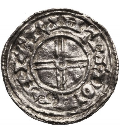 England. Cnut 1016-1035. AR Penny, Short Cross type, ca. 1029-1035 /6 AD, London mint - NGC UNC Details