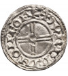 Anglia. Knut 1016-1035 AD. AR Penny (Denar), typu Short cross, ok. 1029-1035 /6, York - NGC AU 58
