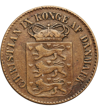 Danish West Indies. 1 Cent 1868, Christian IX