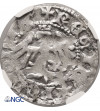 Polska. Władysław Jagiełło 1386–1434. Półgrosz bez daty (ok. 1396-1398), Kraków (litera N) - NGC MS 63