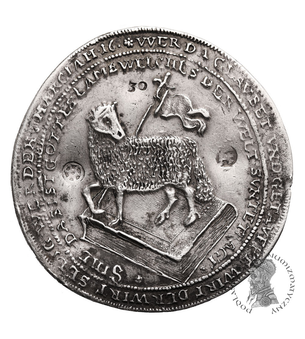 Niemcy. Talar medalowy lub medal chrzcielny, pierwsza połowa XVII wieku