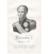 Aleksander I Romanow, Car Rosji, portret, staloryt XIX w., Storia della Polonia, Bernard Zaydler