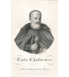 Karol Chodkiewicz, Great Hetman of Lithuania, portrait, steel engraving 19th century,Storia della Polonia, Bernard Zaydler