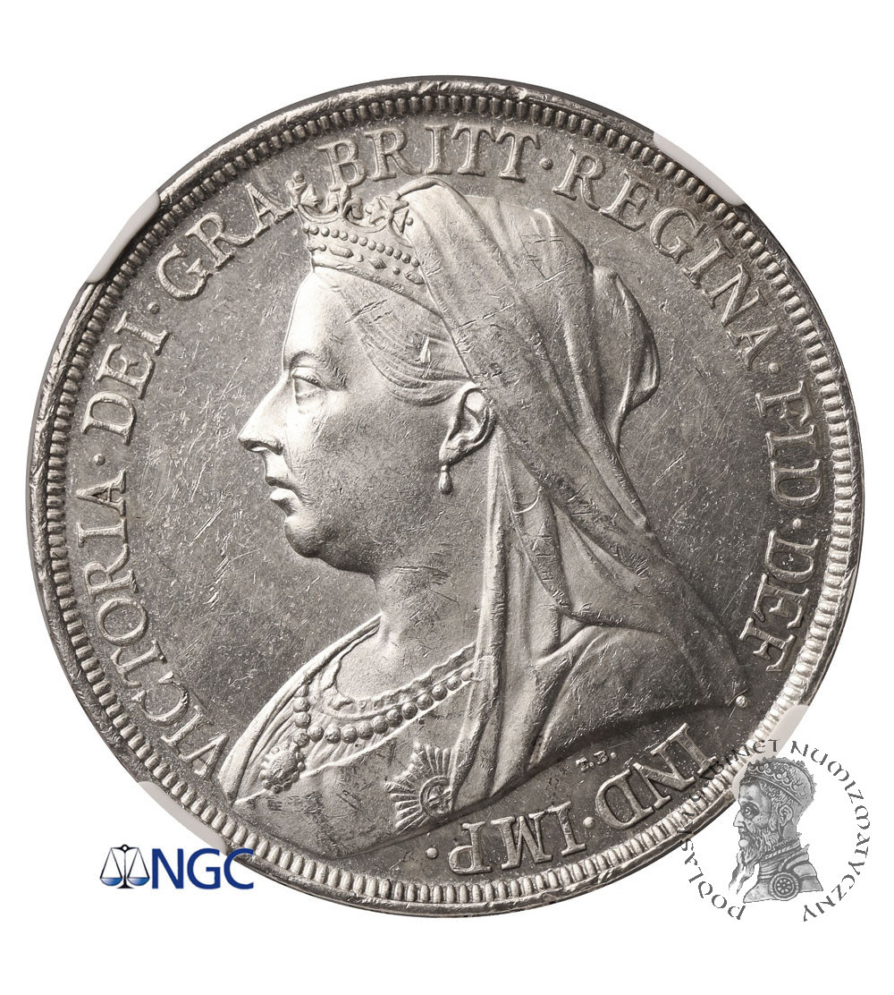 Great Britain, Victoria 1837-1901. Crown 1897 LX - NGC MS 62