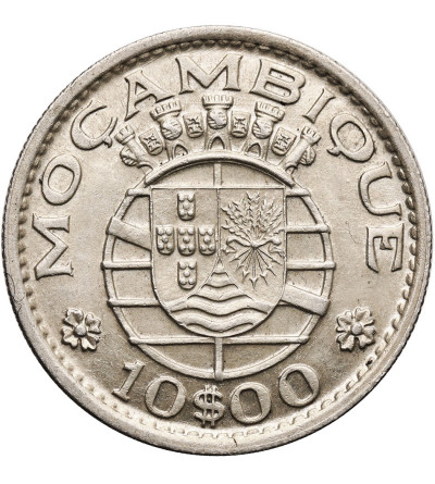 Mozambique. 10 Escudos 1954