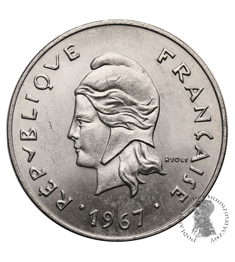 Nowa Kaledonia. 50 franków 1967