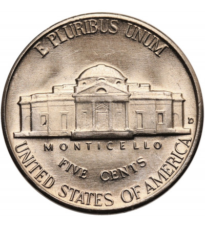 USA. 5 Cents (Jefferson Nickel) 1956 D, Denver