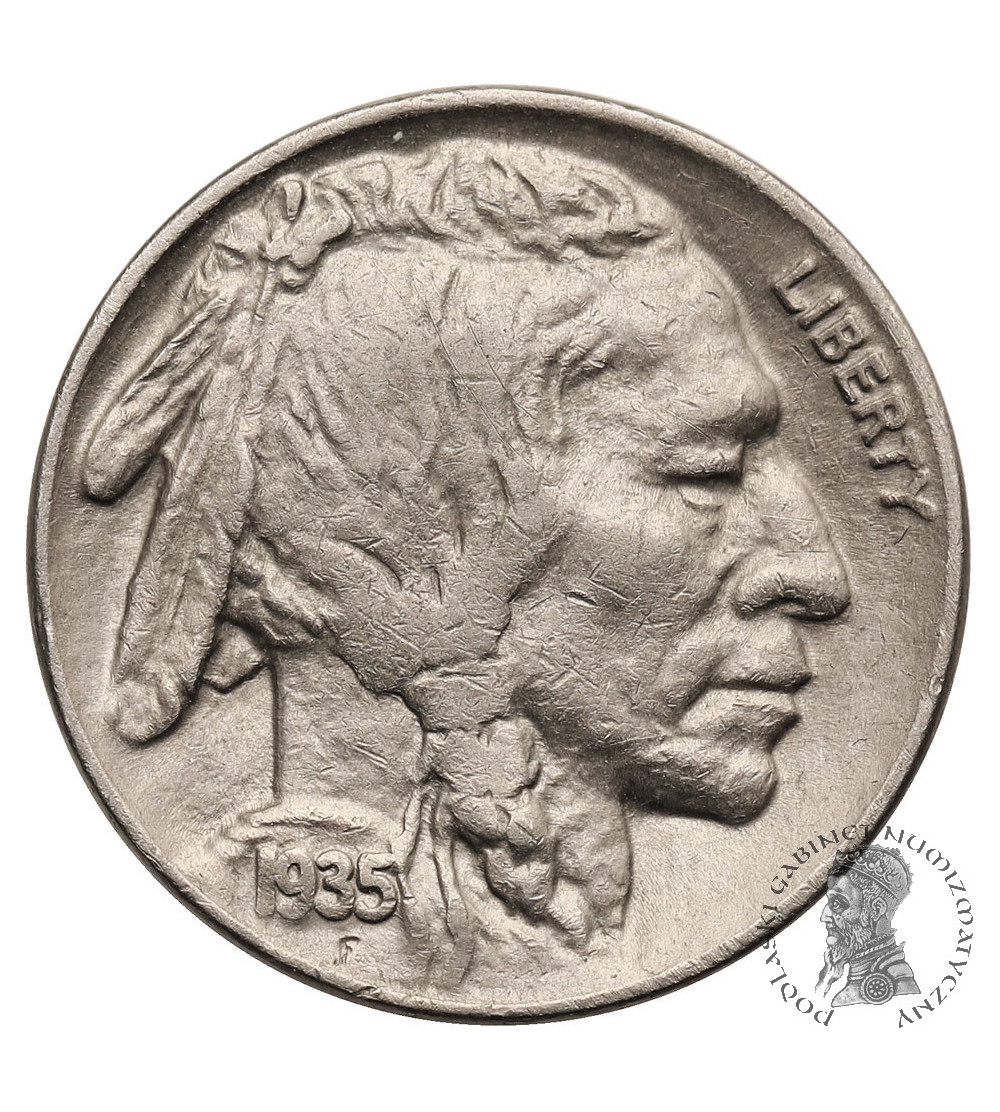 USA. 5 centów (Buffalo Nickel) 1935 D, Denver