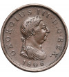 Wielka Brytania, Jerzy III 1760-1820. 1 pens (Penny) 1806, BRITANNIA