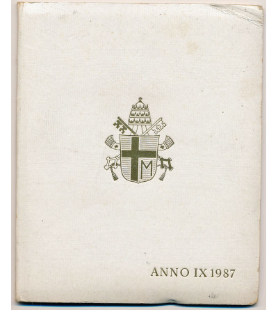 Vatican City, John Paul II 1978-2005. Official Mint Set 1987, AN IX - 7 pcs.