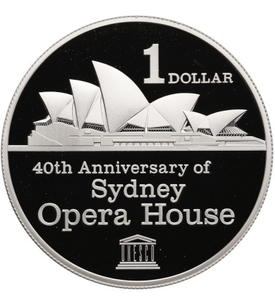 Australia. 1 dolar 2013, 40 Rocznica Powstania Opery w Sydney - Proof (1 Oz .999)