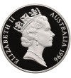 Australia. 10 dolarów 1996, Wieloryb Biskajski Południowy - Piedfort / Piefort - Proof