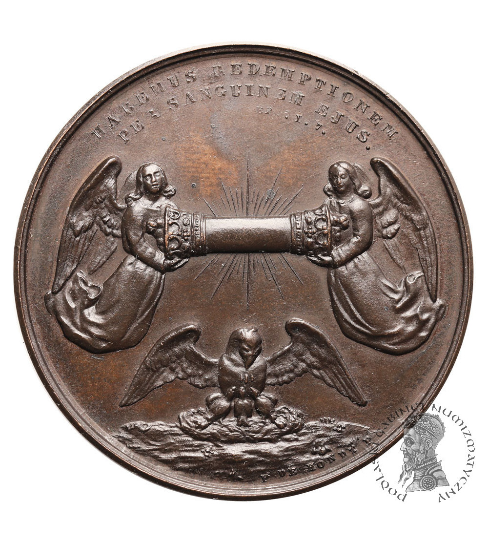 Belgia, Flandria Zachodnia (Brugia). Medal 1924 upamiętniający procesję Świętej Krwi w Brugii