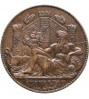 Belgia. Pamiątkowy żeton z brązu "Światowa Wystawa Expo w Antwerpii" 1885