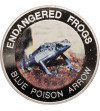 Malawi. 10 Kwacha 2005, Multicolor Blue Poison Arrow frog - Proof