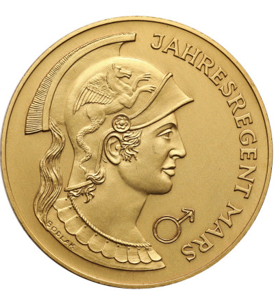 Austria. Vienna Mint, Medal Annual Mars Regent Calendar 1981