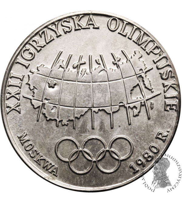 Igrzyska Olimpijskie Polska Medale Polska. Medal pamiątkowy, XXII Igrzyska Olimpijskie Moskwa 1980