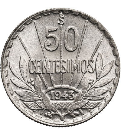 Uruguay. 50 Centesimos 1943