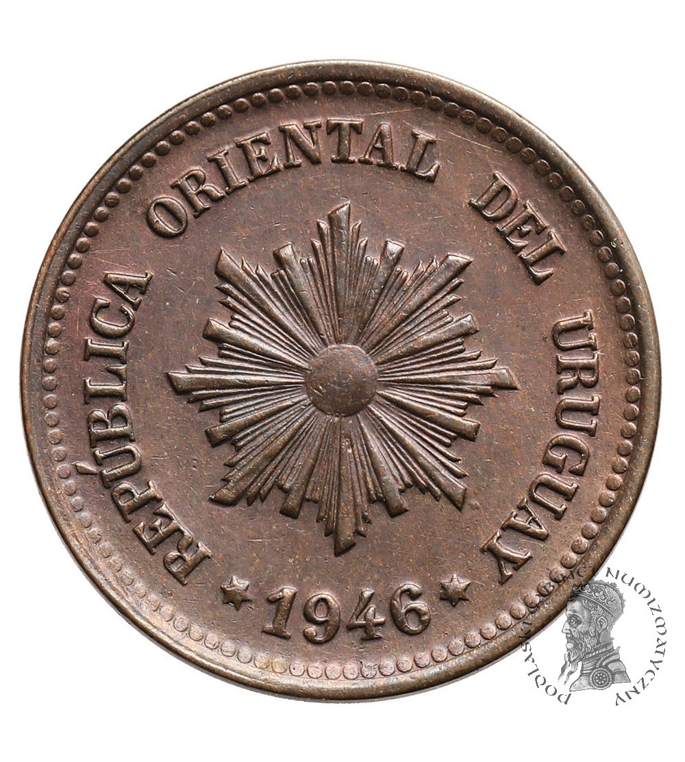 Uruguay. 2 Centesimos 1946