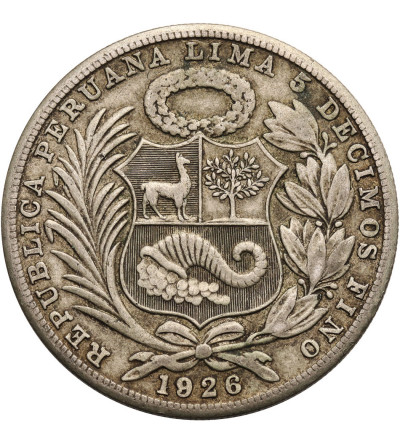 Peru. 1 Sol 1926, Libertad