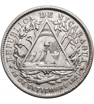 Nicaragua. 20 Centavos 1887 H