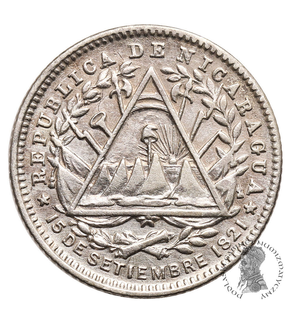 Nicaragua. 10 Centavos 1887 H