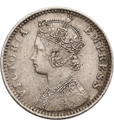 India British. 1/4 Rupee 1893 B, Bombay, Victoria