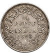 India British. 1/4 Rupee 1893 B, Bombay, Victoria