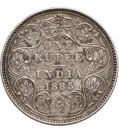 India British. Rupee 1885 B (Raised), Bombay, Victoria