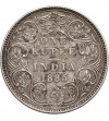 Indie Brytyjskie. 1 rupia 1885 B (wypukłe), Bombay, Wiktoria