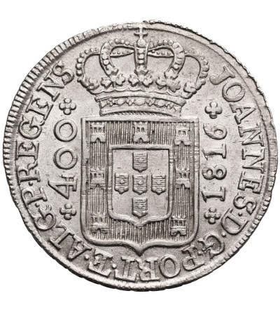 Portugalia. 400 Reis 1816, Joao, jak książę regent 1799-1816