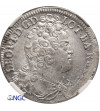 Francja, Lotaryngia. Teston 1712, Leopold I 1690-1729 - NGC MS 63