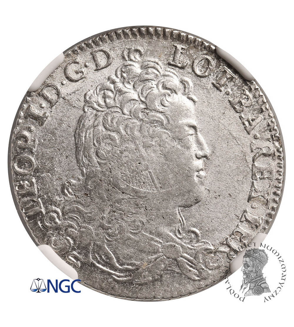 Francja, Lotaryngia. Teston 1712, Leopold I 1690-1729 - NGC MS 62