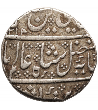 French India. Rupee, AH 1219 / 44 (1804 AD), Arcot, in the name of Shah Alam II