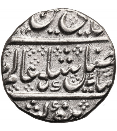 Indie - Mysore (British Protectorate). AR Rupee AH 1214 / RY 39 (1799 AD), i.n.o. Shah Alam II
