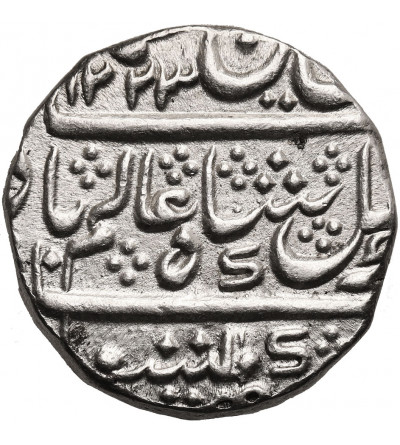 Indie - Mysore (British Protectorate). AR Rupee AH 1223 / RY 64 (1804 AD), i.n.o. Shah Alam II