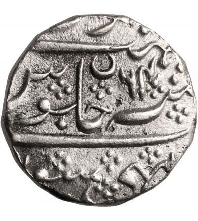 Indie - Mysore (British Protectorate). AR Rupee AH 1223 / RY 64 (1804 AD), i.n.o. Shah Alam II