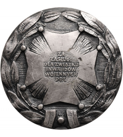Polska, PRL 1952-1989. Medal za zasługi dla Związku Inwalidów Wojennych PRL - brąz srebrzony