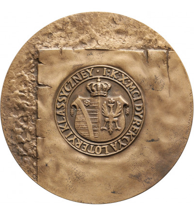 Polska, PRL 1944 - 1989. Medal 170 Lat Loterii Pieniężnej w Polsce 1808 - 1978 - brąz