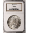 USA. Morgan Dolar 1900 O, Nowy Orlean - NGC MS 63