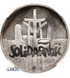 Polska. 100000 złotych 1990, Solidarność, typ A - NGC MS 64