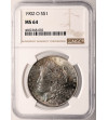 USA. Morgan Dollar 1902 O, New Orleans - NGC MS 64