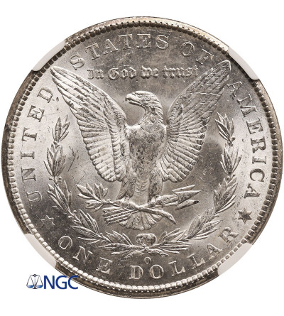 USA. Morgan Dolar 1902 O, Nowy Orlean - NGC MS 64