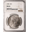 USA. Morgan Dolar 1896, Philadelphia - NGC MS 64