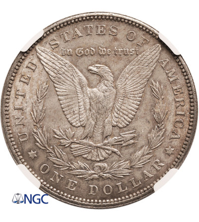 USA. Morgan Dollar 1896, Philadelphia - NGC MS 64, patina!