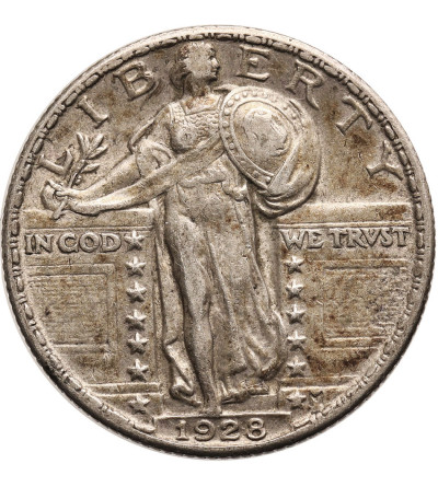 USA. 25 centów (Standing Liberty Quarter) 1928, Philadelphia
