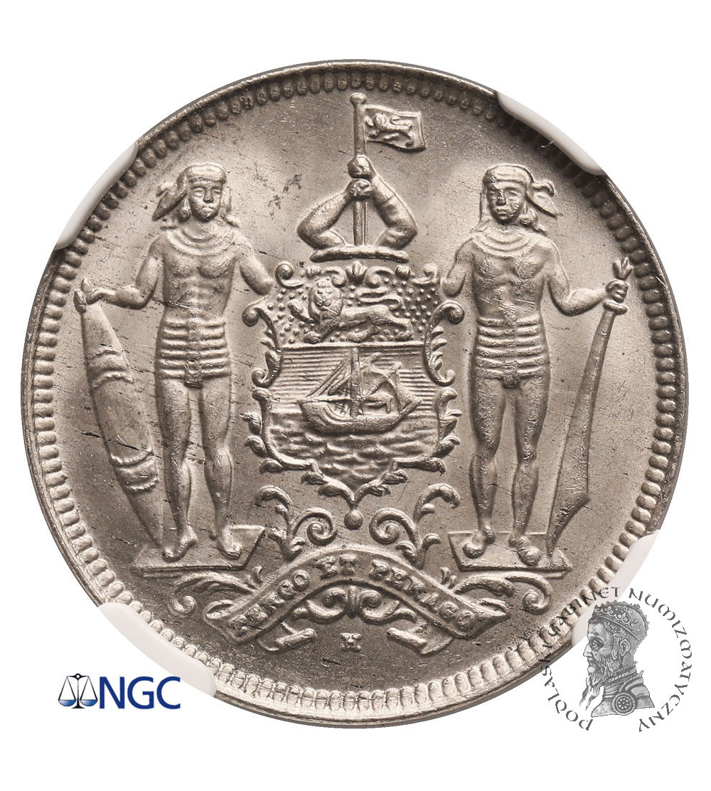 British North Borneo. 2 1/2 Cent 1903 H - NGC MS 64